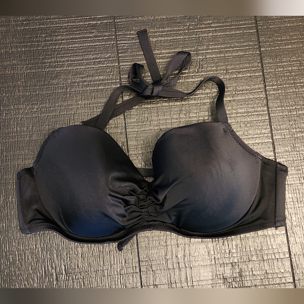 Shade & Shore Black Underwire Bikini Top - Size 36 D